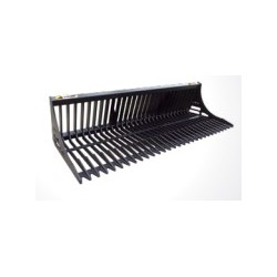 Round Bar Rake Bucket