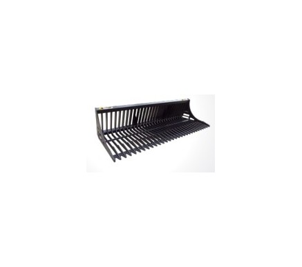 Round Bar Rake Bucket